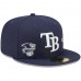 Tampa Bay Rays Men's New Era Navy Identity 59FIFTY Fitted Hat