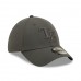 Tampa Bay Rays Men's New Era Charcoal Steel Cloud Team Classics 39THIRTY Flex Hat