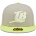 Tampa Bay Rays Men's New Era Gray/Green 1998 Inaugural Season Cyber 59FIFTY Fitted Hat