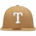 Texas Rangers Men's New Era Tan Wheat 59FIFTY Fitted Hat