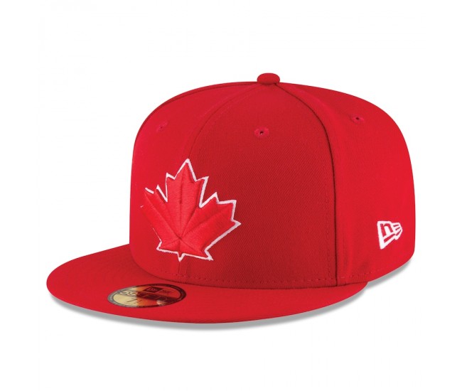 Toronto Blue Jays Men's New Era Scarlet Turn Back the Clock 59FIFTY Fitted Hat