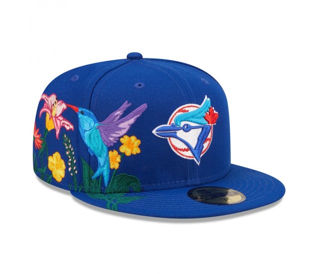 Toronto Blue Jays Men's New Era Royal Blooming 59FIFTY Fitted Hat