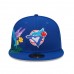 Toronto Blue Jays Men's New Era Royal Blooming 59FIFTY Fitted Hat