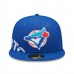 Toronto Blue Jays Men's New Era Royal Sidesplit 59FIFTY Fitted Hat