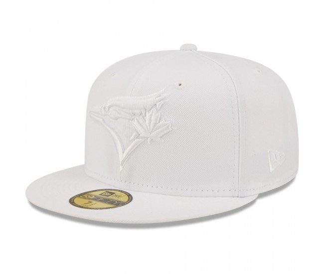 Toronto Blue Jays Men's New Era White on White 59FIFTY Fitted Hat