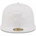 Toronto Blue Jays Men's New Era White on White 59FIFTY Fitted Hat