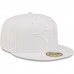 Toronto Blue Jays Men's New Era White on White 59FIFTY Fitted Hat