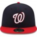 Washington Nationals Men's New Era Navy/Red Alternate Authentic Collection On-Field 59FIFTY Fitted Hat