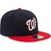 Washington Nationals Men's New Era Navy/Red Alternate Authentic Collection On-Field 59FIFTY Fitted Hat