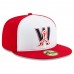 Washington Nationals Men's New Era White Alternate 4 2020 Authentic Collection On-Field 59FIFTY Fitted Hat