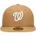 Washington Nationals Men's New Era Tan Wheat 59FIFTY Fitted Hat