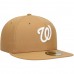 Washington Nationals Men's New Era Tan Wheat 59FIFTY Fitted Hat