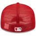 Washington Nationals Men's New Era Red Authentic Collection Mesh Back Low Profile 59FIFTY Fitted Hat