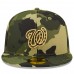 Washington Nationals Men's New Era Camo 2022 Armed Forces Day On-Field 59FIFTY Fitted Hat