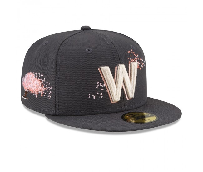 Washington Nationals Men's New Era Graphite 2022 City Connect 59FIFTY Fitted Hat