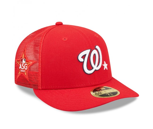 Washington Nationals Men's New Era Red 2022 MLB All-Star Game Workout Low Profile 59FIFTY Fitted Hat