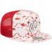 Washington Nationals Men's New Era White/Red Vacay Trucker 9FIFTY Snapback Hat