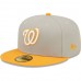 Washington Nationals Men's New Era Gray/Orange 2019 World Series Cooperstown Collection Undervisor 59FIFTY Fitted Hat