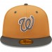 Washington Nationals Men's New Era Brown/Charcoal Two-Tone Color Pack 59FIFTY Fitted Hat