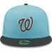 Washington Nationals Men's New Era Light Blue/Charcoal Two-Tone Color Pack 59FIFTY Fitted Hat