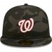 Washington Nationals Men's New Era Camo Dark 59FIFTY Fitted Hat