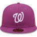 Washington Nationals Men's New Era Grape Logo 59FIFTY Fitted Hat