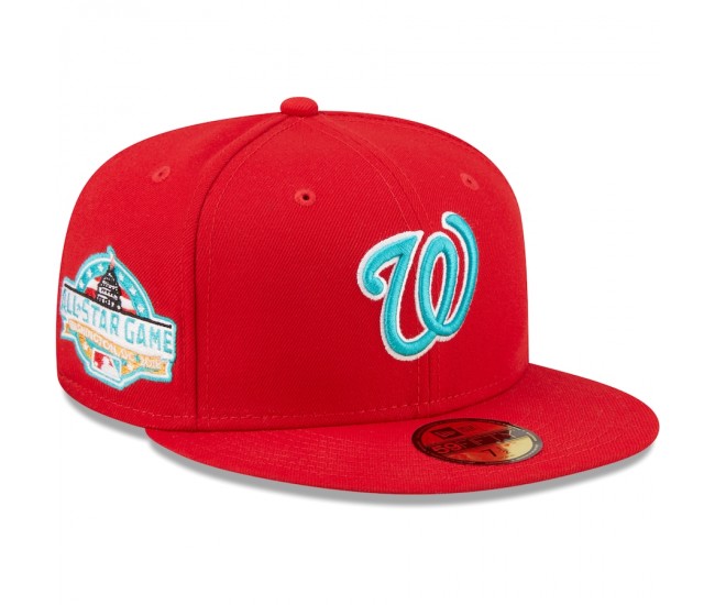 Washington Nationals Men's New Era Scarlet 2018 All-Star Game Undervisor 59FIFTY Fitted Hat