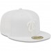 Washington Nationals Men's New Era White on White 59FIFTY Fitted Hat