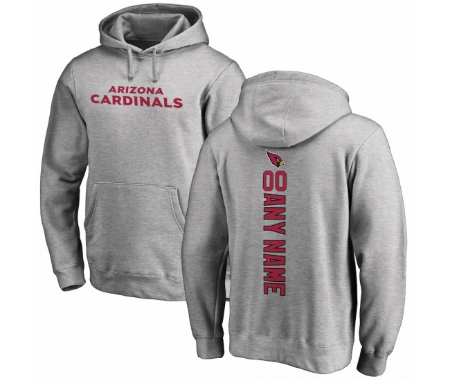 Arizona Cardinals Men's NFL Pro Line by Fanatics Branded Heather Gray Personalized Playmaker Pullover Hoodie