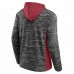 Arizona Cardinals Men's Fanatics Branded Heathered Charcoal/Cardinal Instant Replay Pullover Hoodie