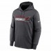 Arizona Cardinals Men's Nike Anthracite Prime Logo Name Split Pullover Hoodie