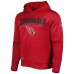 Arizona Cardinals Men's New Era Cardinal Combine Authentic Stated Logo Pullover Hoodie