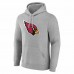 Arizona Cardinals Men's Fanatics Branded Heathered Gray Team Authentic Custom Pullover Hoodie