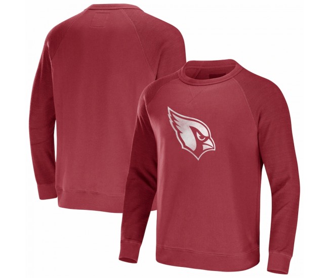 Arizona Cardinals Men's NFL x Darius Rucker Collection by Fanatics Cardinal Raglan Fleece Pullover Sweatshirt