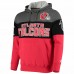 Atlanta Falcons Men's Starter Gray/Black Extreme Fireballer Throwback Pullover Hoodie