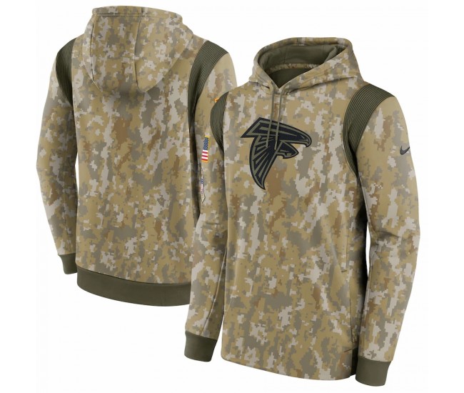 Atlanta Falcons Men's Nike Camo 2021 Salute To Service Performance Pullover Hoodie