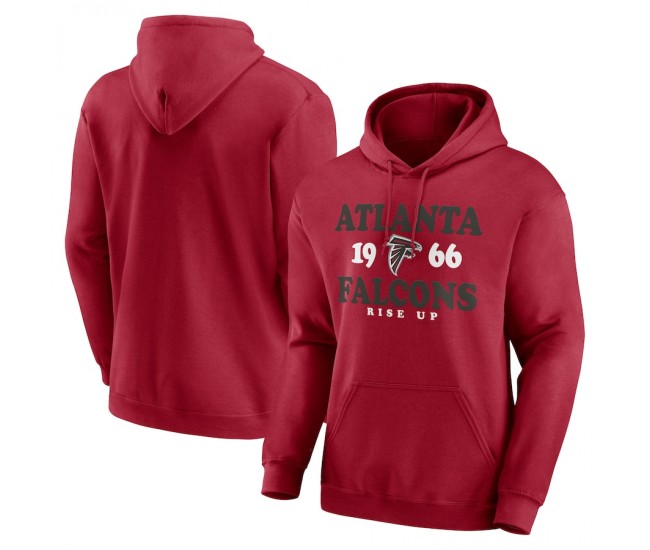 Atlanta Falcons Men's Red Fierce Competitor Pullover Hoodie