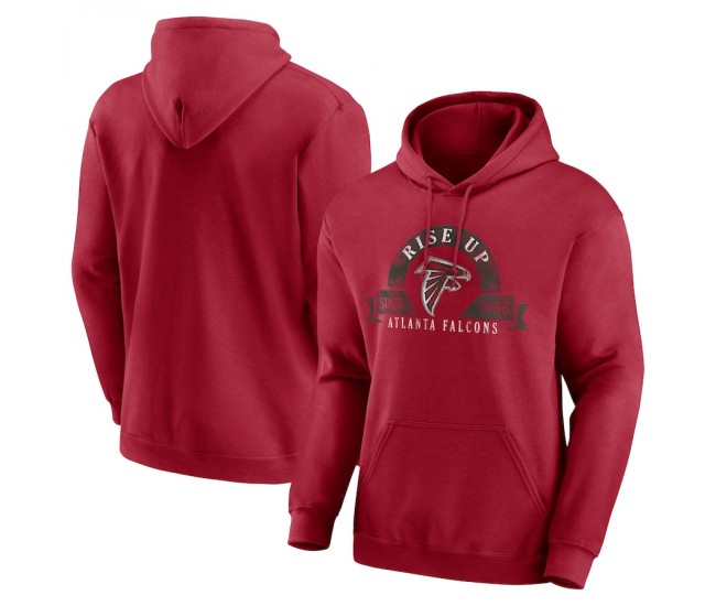 Atlanta Falcons Men's Red Utility Pullover Hoodie