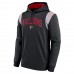 Atlanta Falcons Men's Nike Black Sideline Athletic Stack Performance Pullover Hoodie