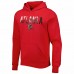 Atlanta Falcons Men's New Era Red Ink Dye Pullover Hoodie