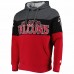 Atlanta Falcons Men's  Starter Heather Charcoal/Red Extreme Pullover Hoodie