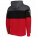 Atlanta Falcons Men's  Starter Heather Charcoal/Red Extreme Pullover Hoodie