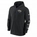 Baltimore Ravens Men's Nike Black Surrey Full-Zip Hoodie