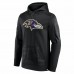 Baltimore Ravens Men's Fanatics Branded Black On The Ball Pullover Hoodie