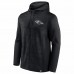 Baltimore Ravens Men's Fanatics Branded Black Ball Carrier Full-Zip Hoodie