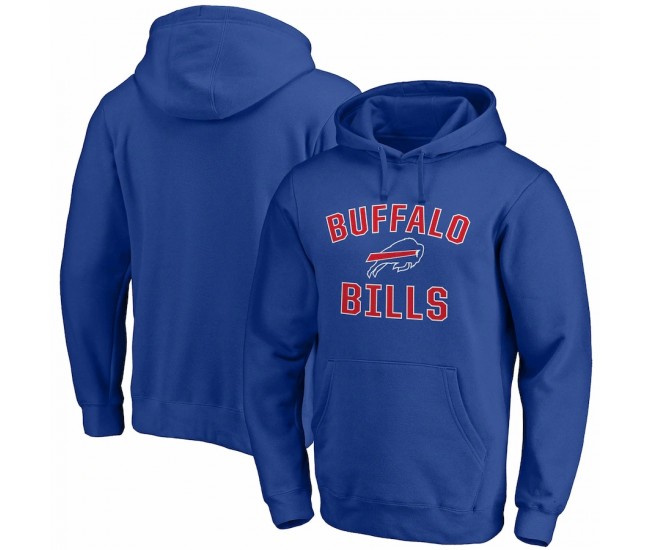 Buffalo Bills Men's Fanatics Branded Royal Victory Arch Team Fitted Pullover Hoodie