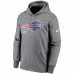 Buffalo Bills Men's Nike Heathered Charcoal Fan Gear Primary Logo Therma Performance Pullover Hoodie