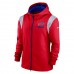 Buffalo Bills Men's Nike Red Performance Sideline Lockup Full-Zip Hoodie