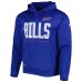 Buffalo Bills Men's New Era Royal Combine Authentic Huddle Up Pullover Hoodie