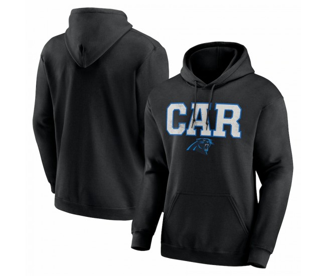 Carolina Panthers Men's Black Scoreboard Pullover Hoodie